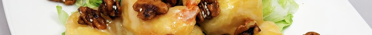 Walnut Prawns   核桃虾（午）