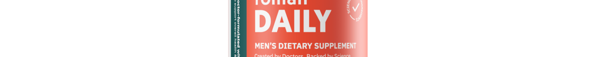 Roman Daily Multivitamin for Men, 120 Tablets, 23 Nutrients, Sugar-Free
