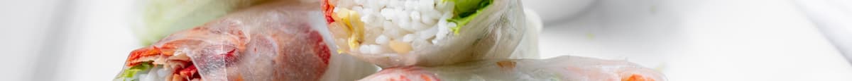 #12 - Pork and Shrimp Rice Paper Rolls (2 Rolls) - (Goi Cuon Tom Thit)