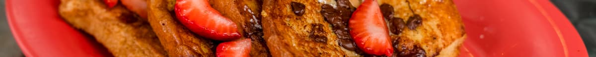 Cinnamon Almond Challah French Toast