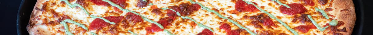 Pizza a l'envers Tomate et Pesto de Red et Green 16 Inch Pizza