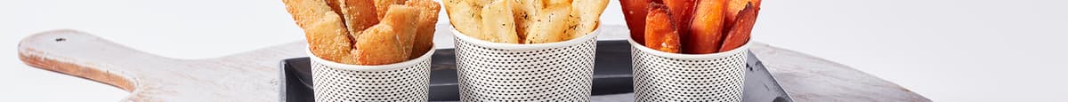 Chips Share Plate w/ Sweet Potato & Zucchini (3520 kJ)