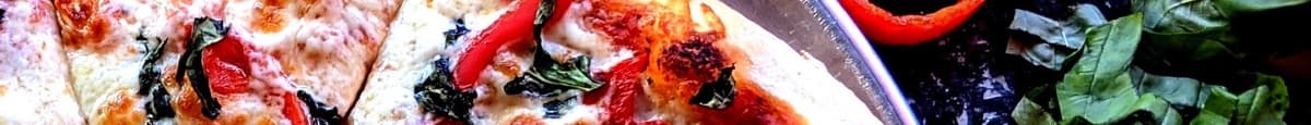 Roasted Red Pepper & Basil Slice