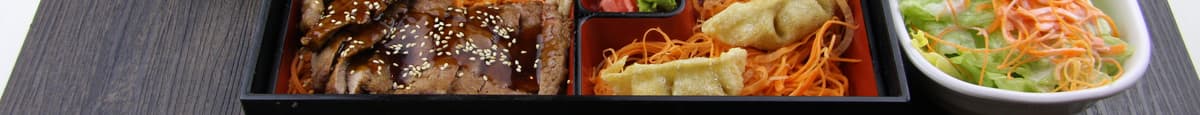 DB2. Beef Teriyaki, Sushi, Assorted  Tempura, Soup Salad & Appetizer