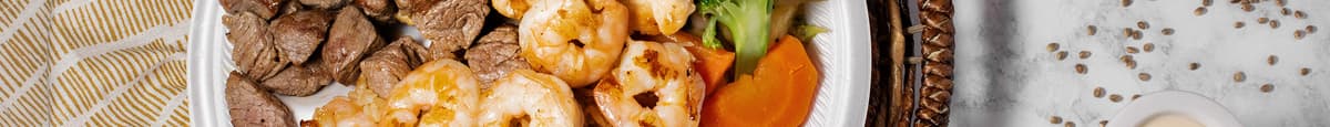 Chicken Shrimp & Steak Hibachi Special