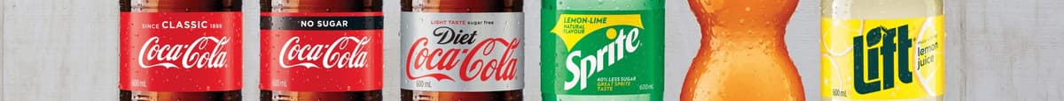 Coca Cola Variety (600ml Bottle)