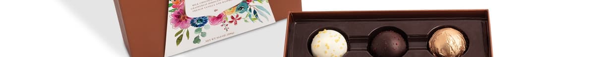 Assorted Gourmet Truffles Gift Box (9.6 Oz.)