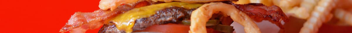 Super Smash BBQ Bacon Cheeseburger Combo