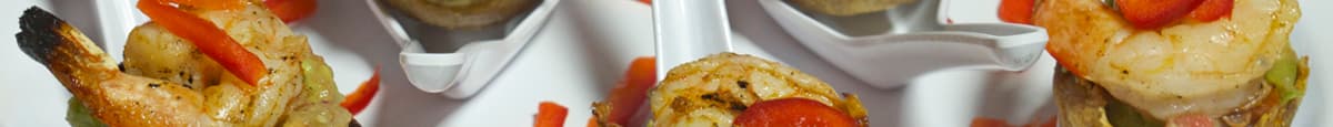 Grilled Shrimp/Avocado/Plantains