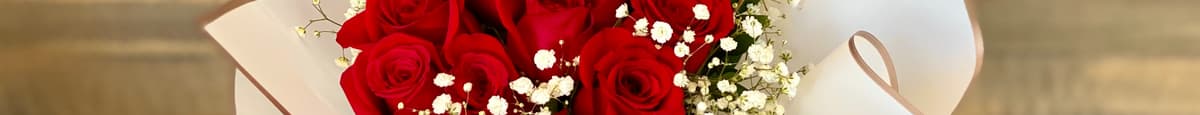 Elegant Wrapped Roses