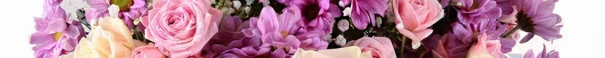 Cream Roses & Chrysanthemums