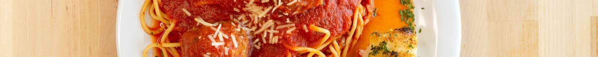 Spaghetti with Homemade Meatballs Pasta