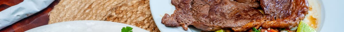 Steak Lunch Order/Carne Orden Lonche