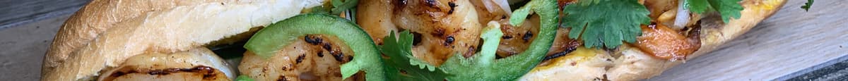 Grilled Shrimp Banh Mi