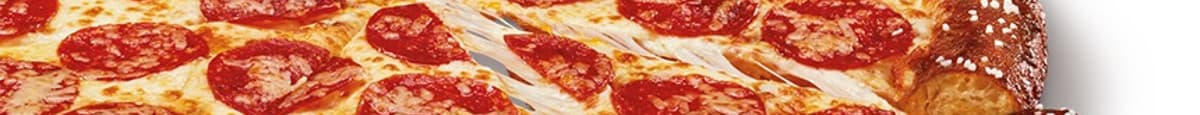 Pretzel Crust Pepperoni Pizza