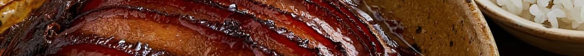 梅菜扣肉+荷叶包6个 Steamed Pork Belly Slices in Brown sauce