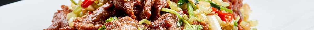 Hunan Style Stir Fried Beef / 小炒牛肉