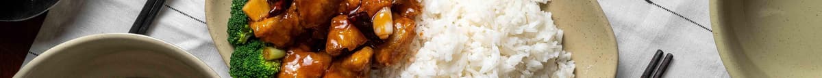 R23. Rice with Sesame Chicken