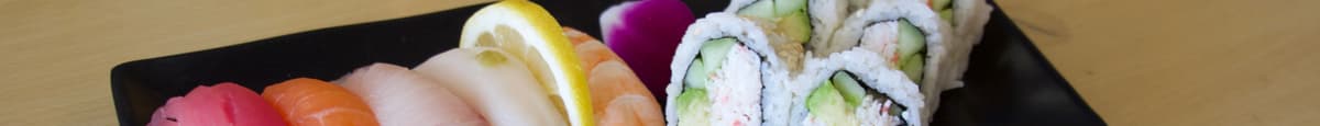 5 Pec Sushi w/California Roll Combo