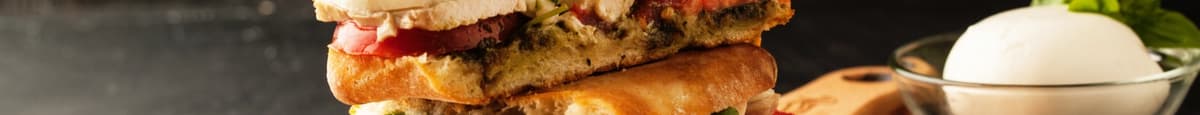 Grilled Chicken & Pesto Sandwich