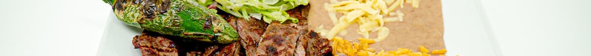 Platillo de Carne Asada / Char-Broiled Steak