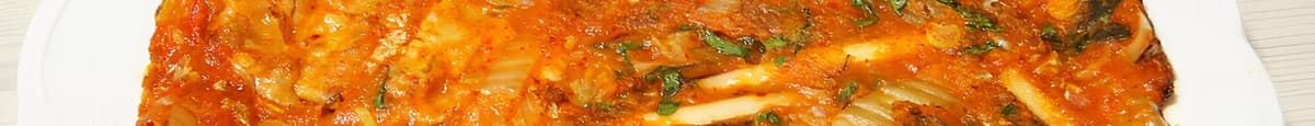 A6. Kimchi (Spicy Cabbage) Pancake (김치전)