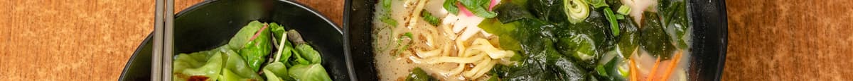 Veggie Gyoza Noodle Soup