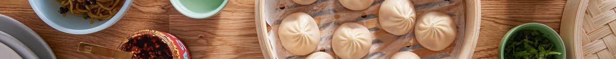 MìLà's Dumpling Family Set (Choose 3 Dumpling Flavors!) with Bamboo Steamer & Crafted Sauces