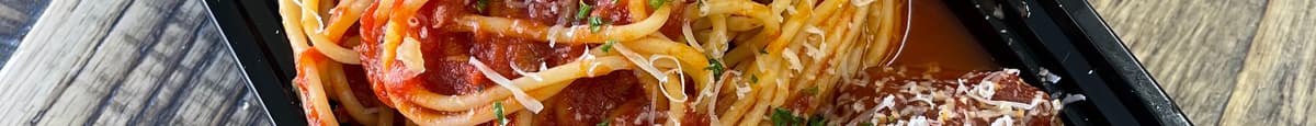 Spaghetti Tomato with Meatballs