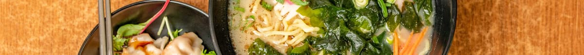 Chicken Gyoza Noodle Soup