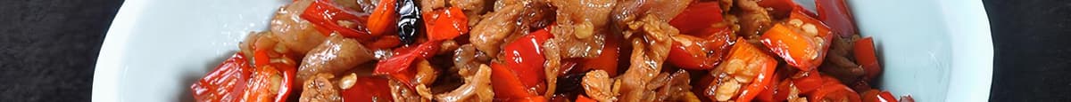 Hunan Style Stir Fried Pork / 湘式肉炒肉