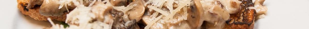 Mushroom Truffle Bruschetta