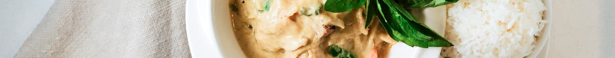 50. Green Curry with Rice