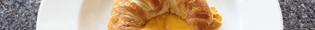 Egg and Cheese on a Croissant