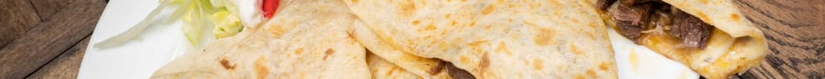 Cheese Quesadillas with Steak