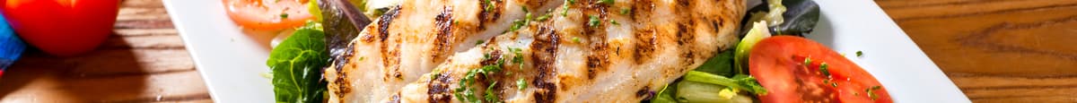 Grilled White Fish Salad