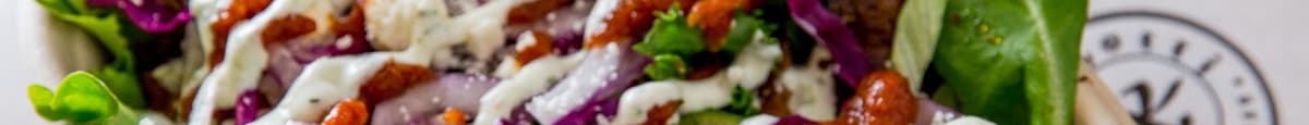 Roasted Chicken Döner Salad (Keto)