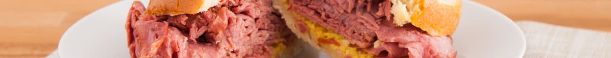 Corned Beef on Rye Sandwich