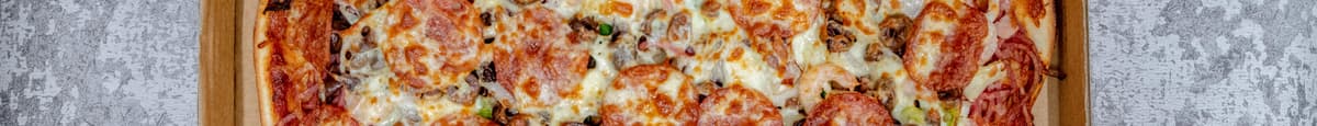 Sandy's Belly Buster Pizza