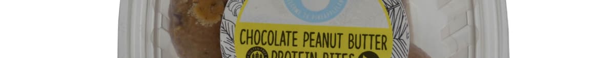 Vegan Chocolate Peanut Butter Protein Bites