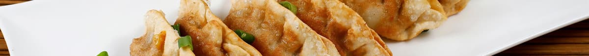 1. Fried Potstickers in Soy Chili Vinegar Sauce (8pcs)