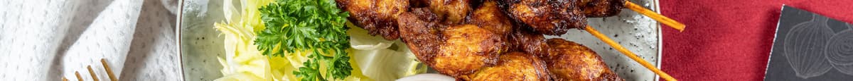 Satay Chicken Skewers (4 pcs)