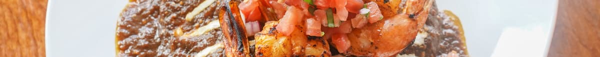 Adobo Grilled Shrimp Enchiladas