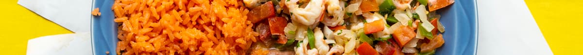 Camarones Rancheros/ranch style shrimp *
