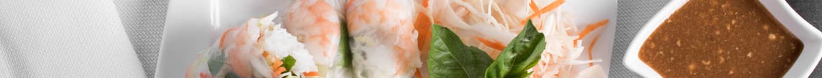 1. Salad Rolls with Shrimp or Chicken