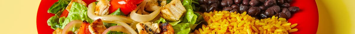 Grilled Salad with Chicken**