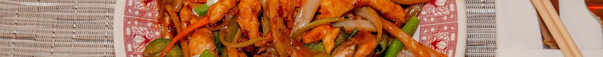 10. Szechuan Chicken Combo Platte