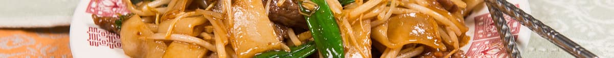 Beef Chow Fun / Fideos Grueso con Carne