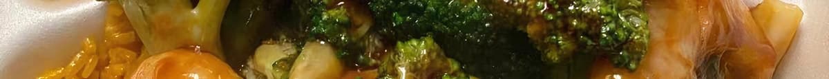 Shrimp with Broccoli (Combo)