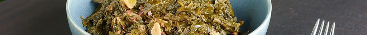 Braised Kale with Bacon and Onions